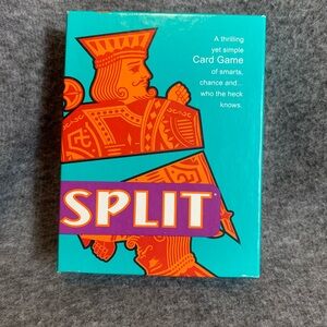 SPLIT Matching Card Game Parker Brothers Hasbro 2001 Cards
